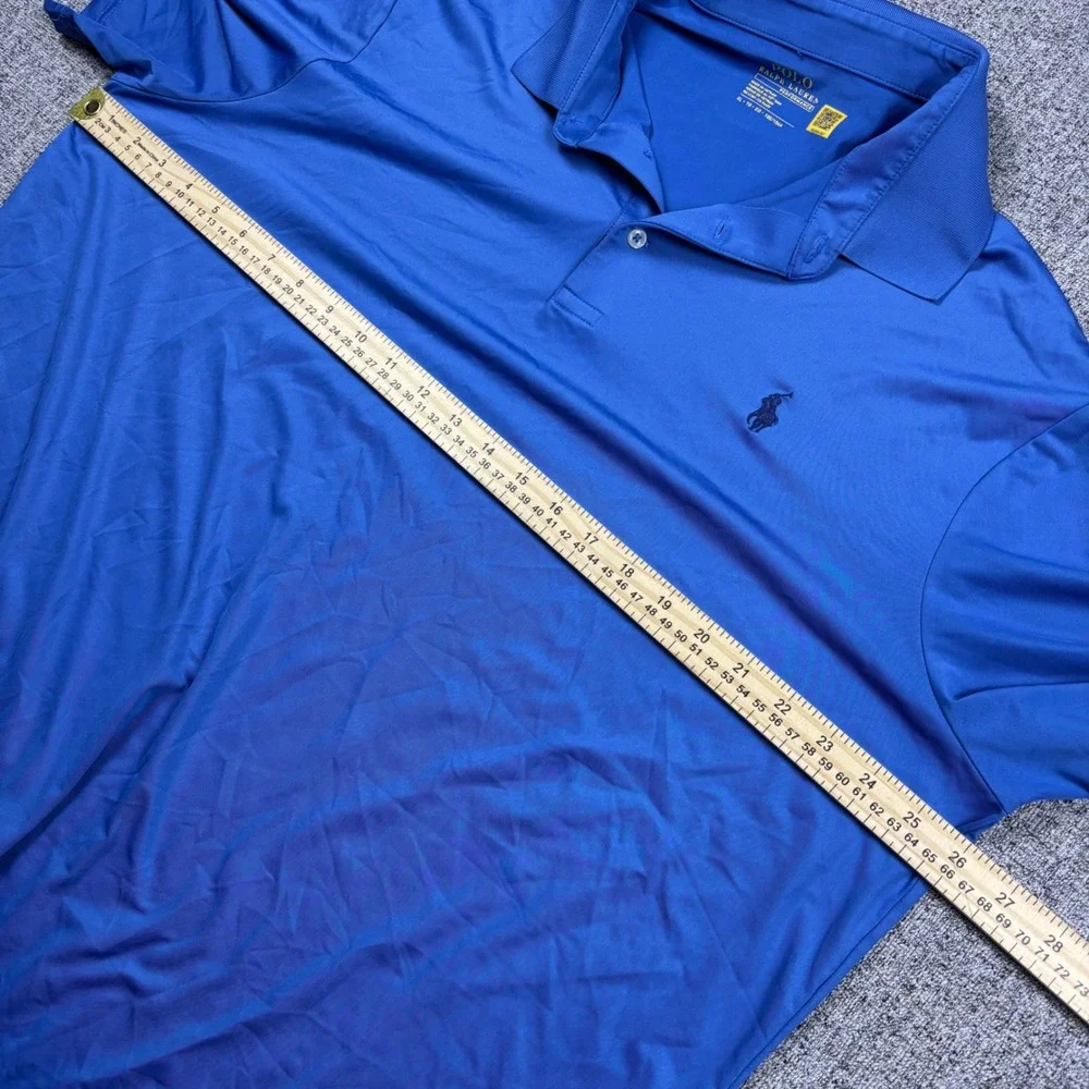 Polo Ralph Lauren Polo Mens XL Blue Performance Short Sleeve Golf Shirt